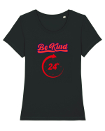 BE KIND - 24H Tricou mânecă scurtă guler larg fitted Damă Expresser