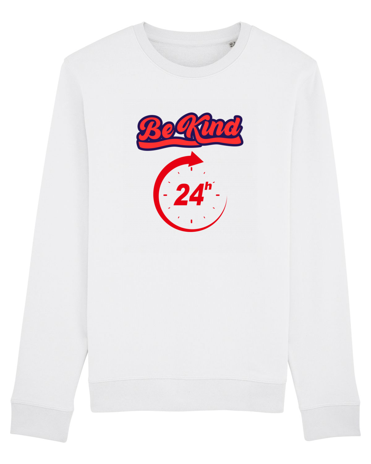 Bluză mânecă lungă Unisex Rise White