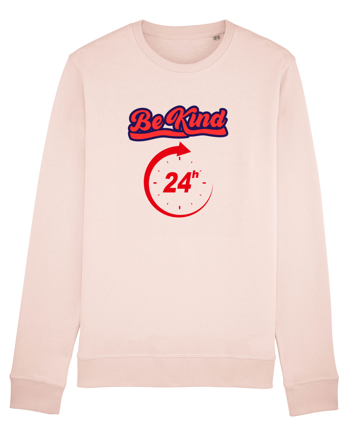 Bluză mânecă lungă Unisex Rise Candy Pink