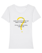 AM TRAS O CONCLUZIE Tricou mânecă scurtă guler larg fitted Damă Expresser