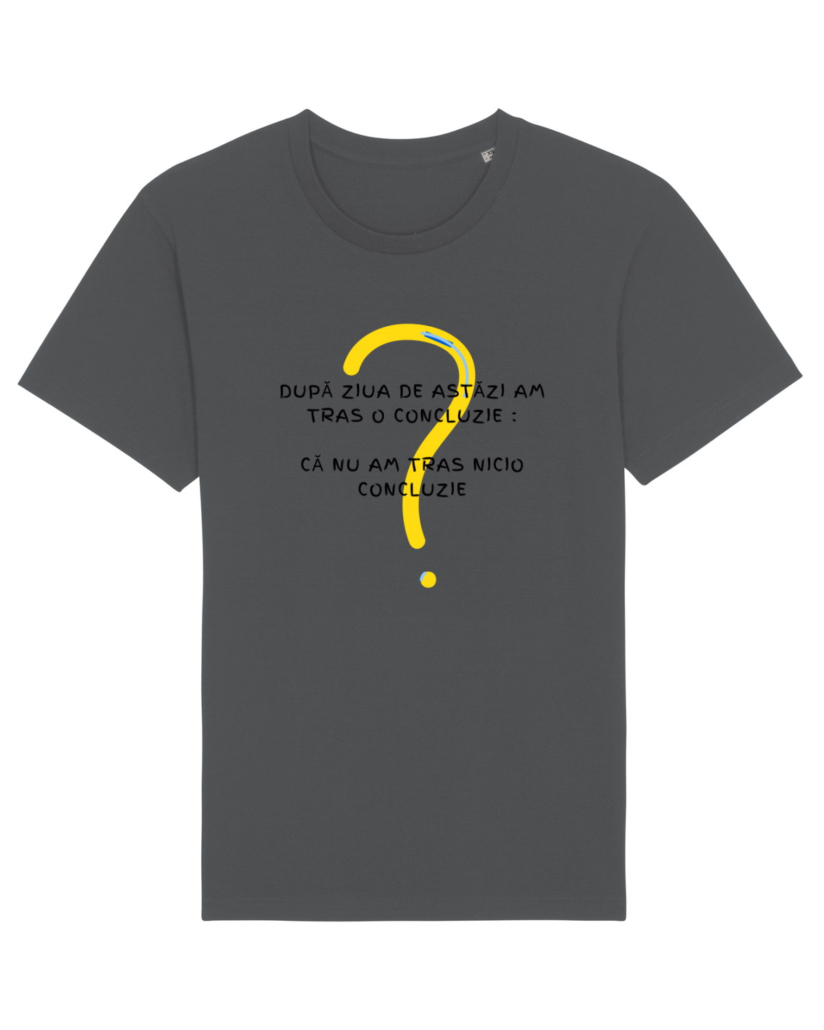 Tricou mânecă scurtă Unisex Rocker Anthracite