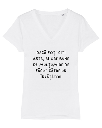 DACĂ POȚI CITI White