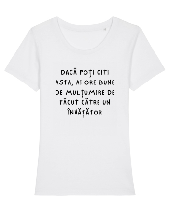 DACĂ POȚI CITI White
