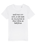 DACĂ POȚI CITI Tricou mânecă scurtă  Copii Mini Creator