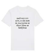DACĂ POȚI CITI Tricou mânecă scurtă Unisex Rocker