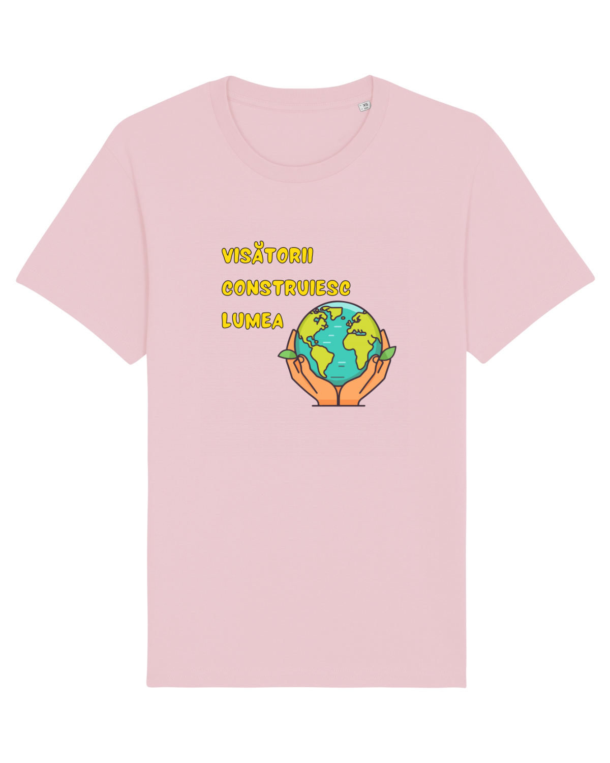 Tricou mânecă scurtă Unisex Rocker Cotton Pink