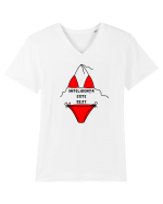 INTELIGENȚA ESTE SEXY Tricou mânecă scurtă guler V Bărbat Presenter