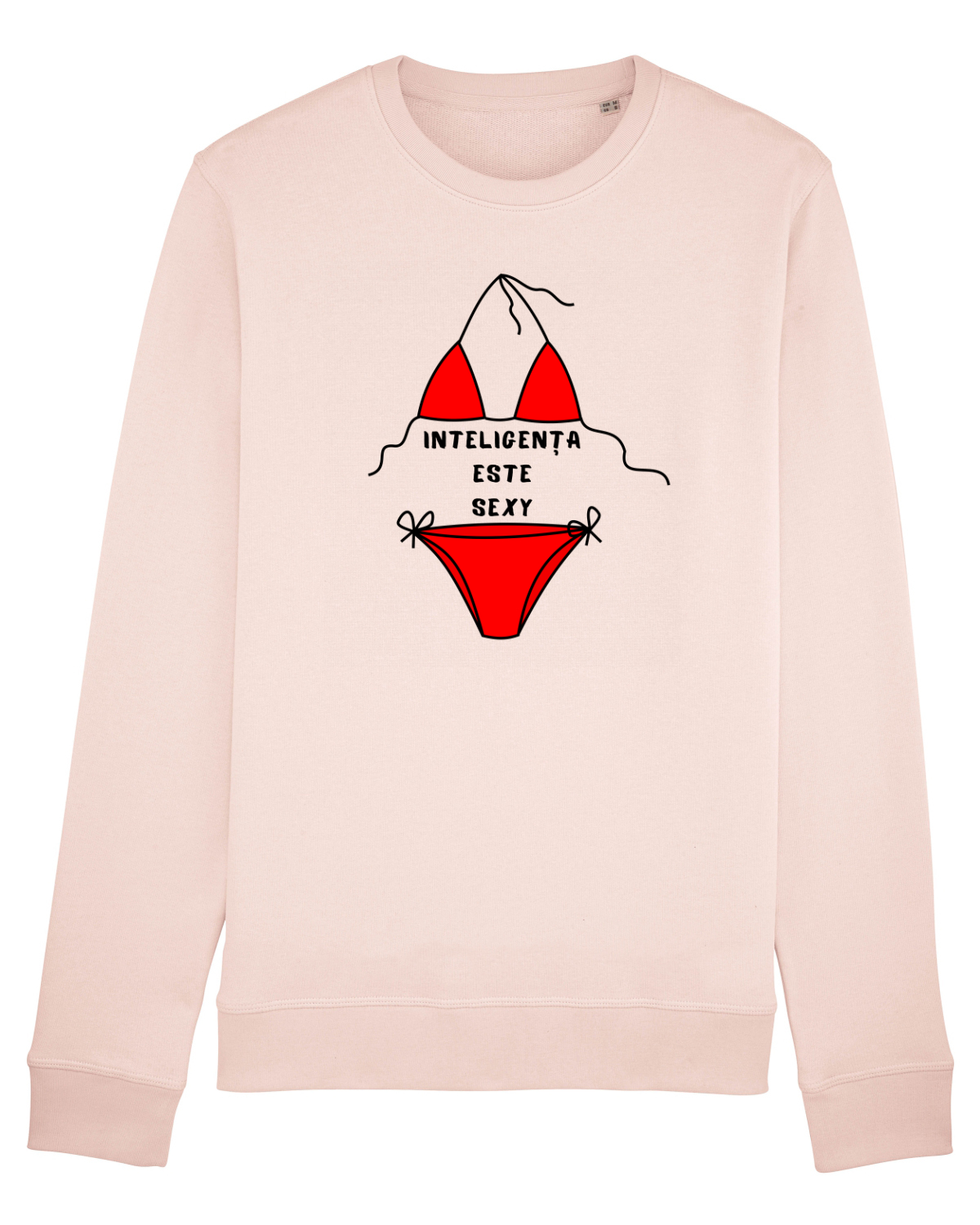 Bluză mânecă lungă Unisex Rise Candy Pink