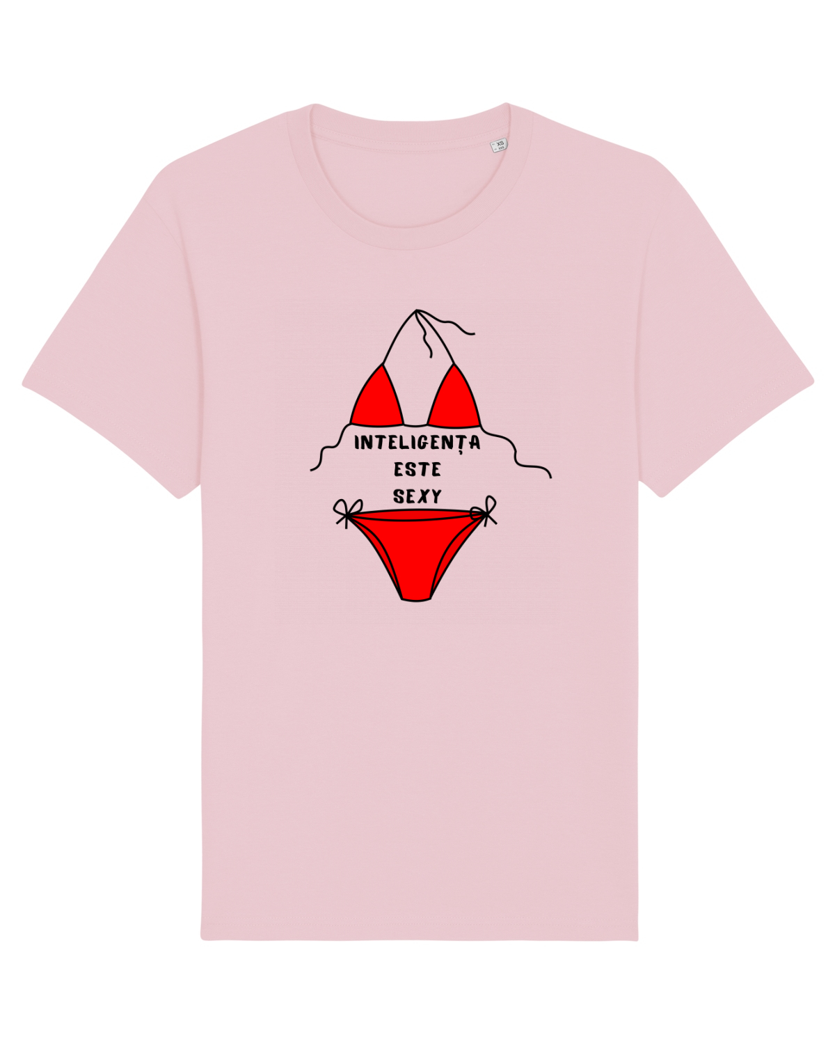 Tricou mânecă scurtă Unisex Rocker Cotton Pink