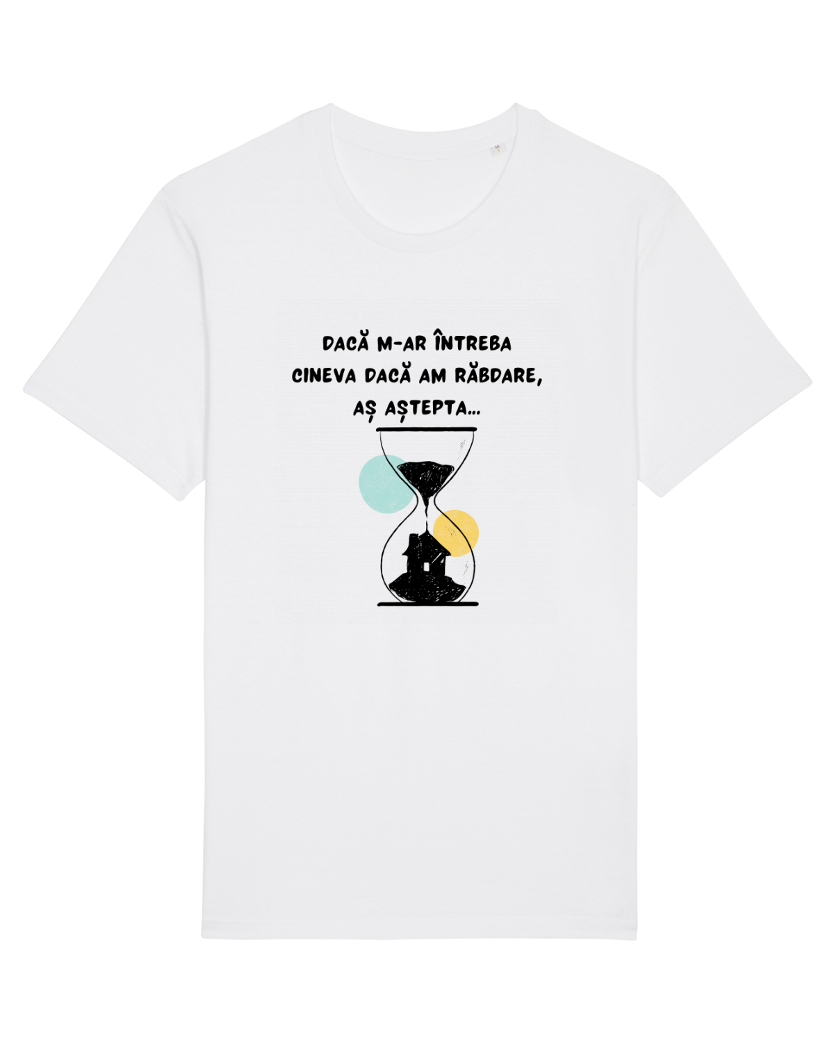 Tricou mânecă scurtă Unisex Rocker White