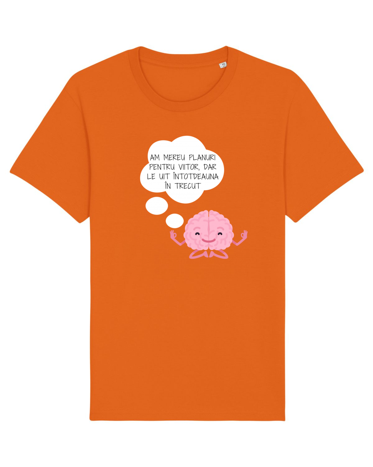 Tricou mânecă scurtă Unisex Rocker Bright Orange