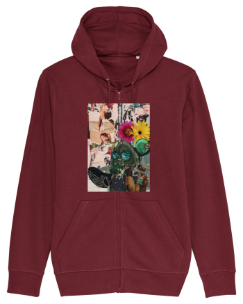 Abstract life Burgundy
