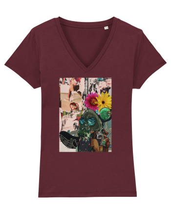 Abstract life Burgundy