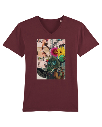 Abstract life Burgundy