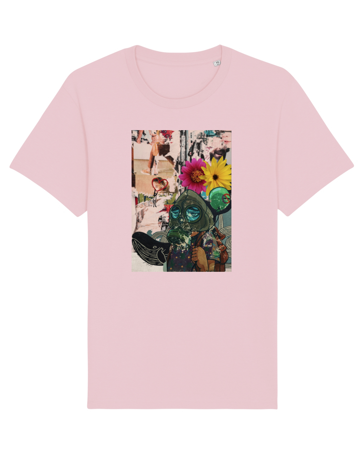 Tricou mânecă scurtă Unisex Rocker Cotton Pink
