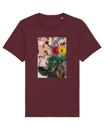 Abstract life Burgundy