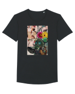 Abstract life Tricou mânecă scurtă guler larg Bărbat Skater