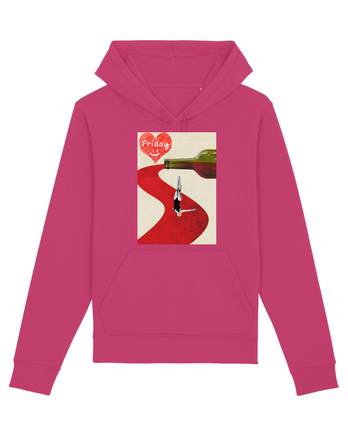 Hanorac Unisex Drummer Raspberry