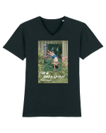 I am a free spirit Tricou mânecă scurtă guler V Bărbat Presenter