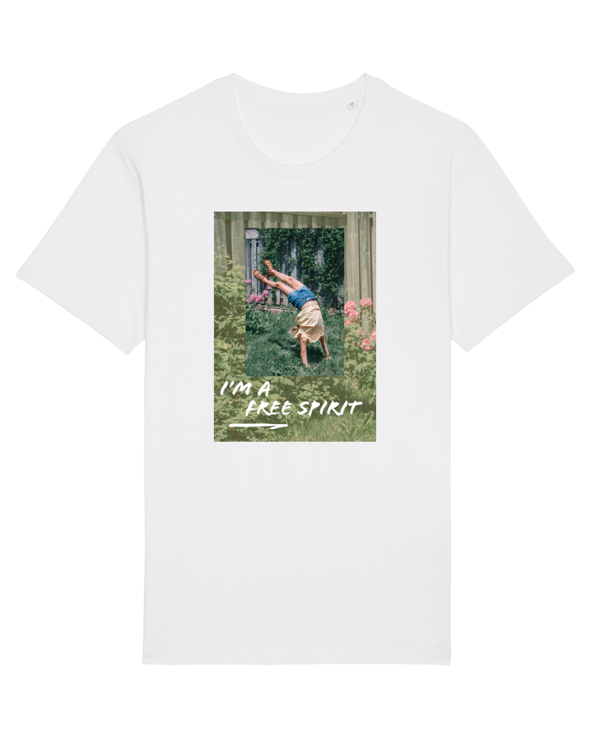 Tricou mânecă scurtă Unisex Rocker White