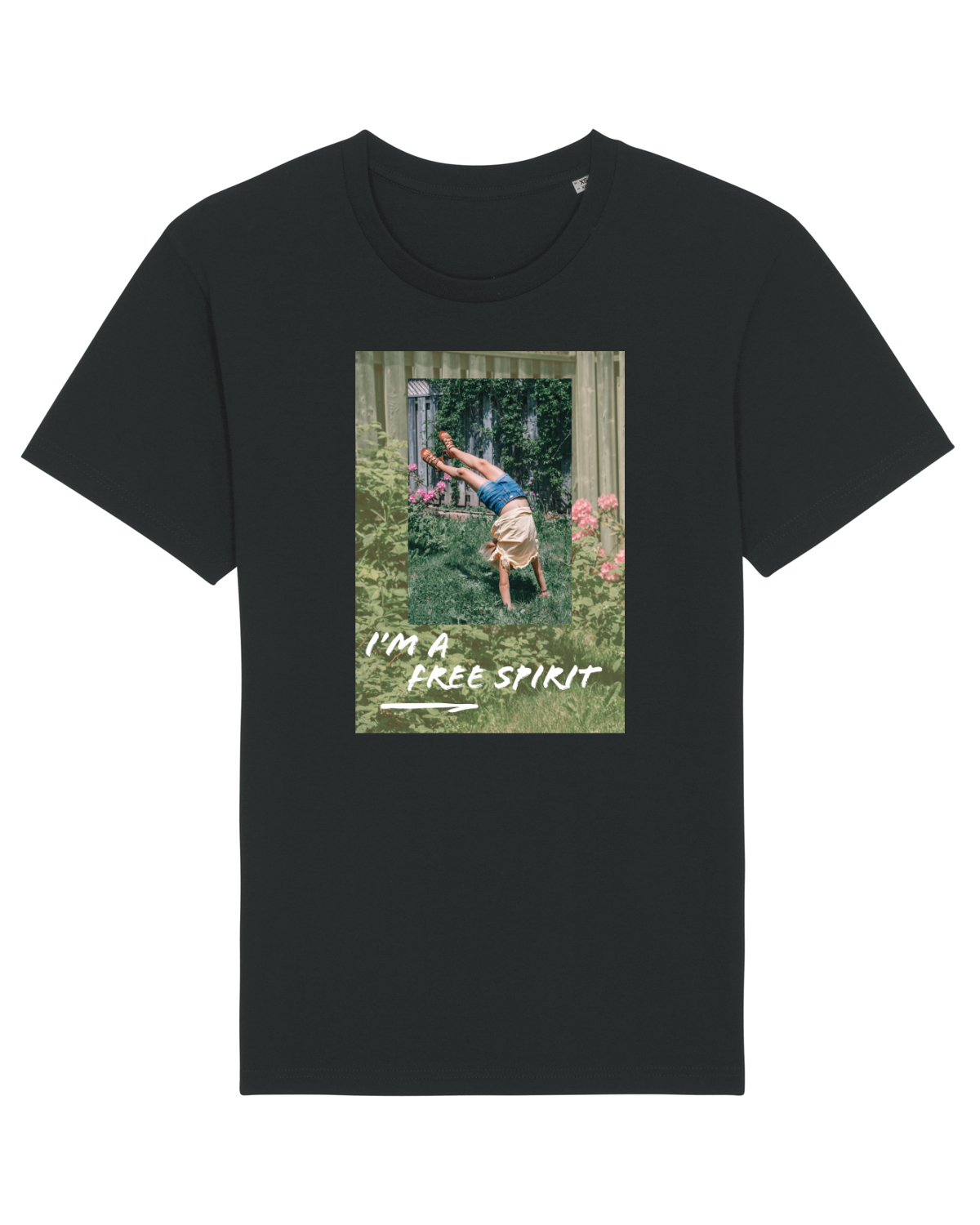 Tricou mânecă scurtă Unisex Rocker Black
