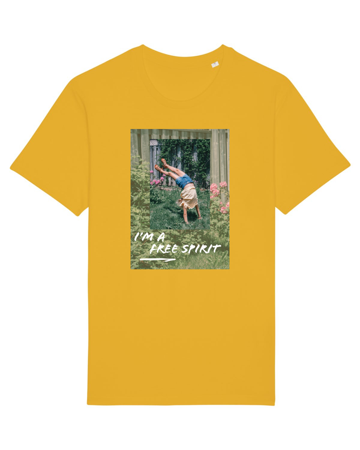 Tricou mânecă scurtă Unisex Rocker Spectra Yellow