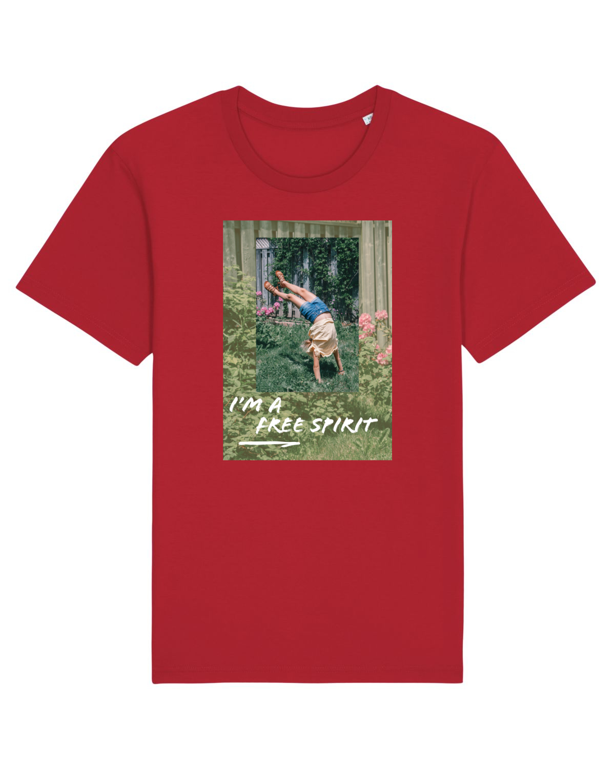 Tricou mânecă scurtă Unisex Rocker Red