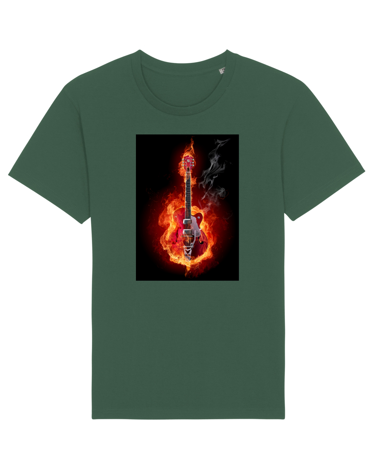 Tricou mânecă scurtă Unisex Rocker Bottle Green