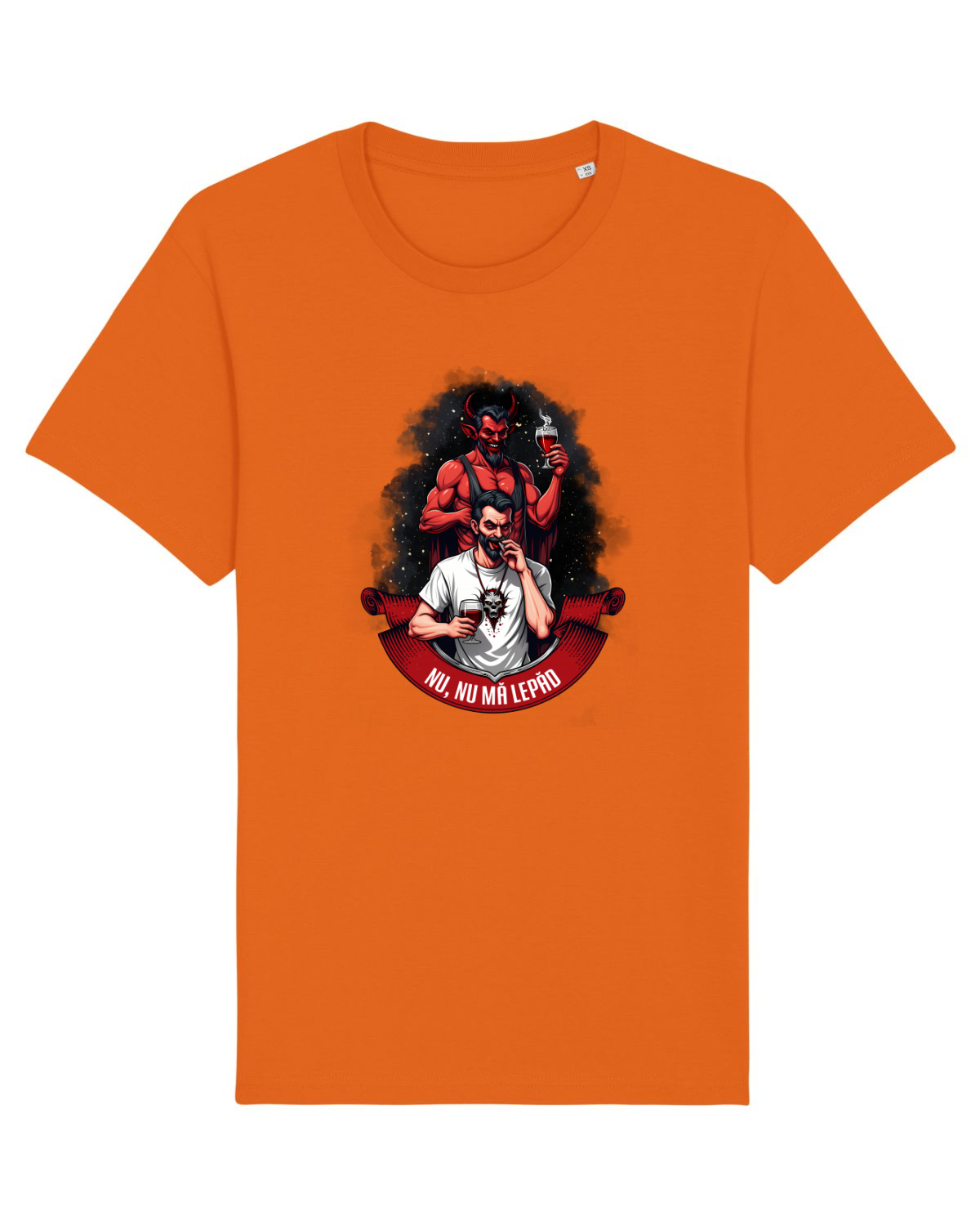 Tricou mânecă scurtă Unisex Rocker Bright Orange