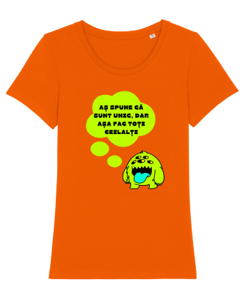 AȘ SPUNE CĂ SUNT UNIC Bright Orange