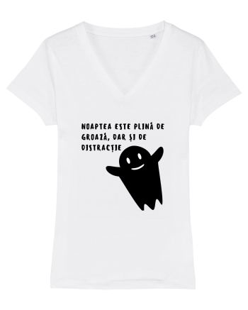 NOAPTEA ESTE PLINĂ DE GROAZĂ - HALLOWEEN White