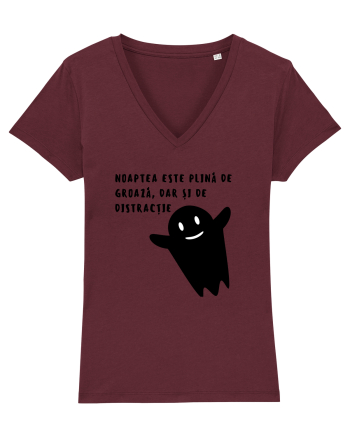 NOAPTEA ESTE PLINĂ DE GROAZĂ - HALLOWEEN Burgundy