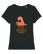 FII ÎNFRICOȘĂTOR - HALLOWEEN Tricou mânecă scurtă guler larg fitted Damă Expresser