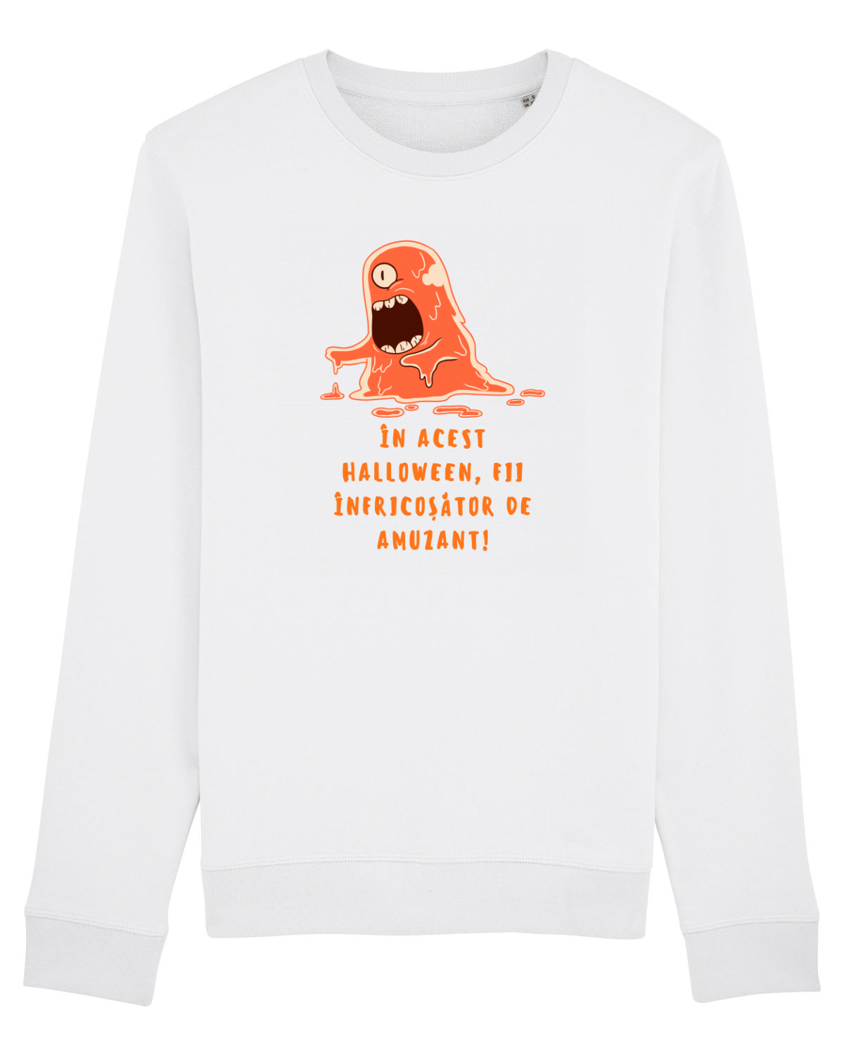 Bluză mânecă lungă Unisex Rise White
