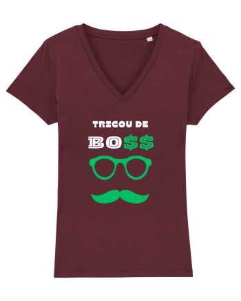 TRICOU DE BO$$ Burgundy