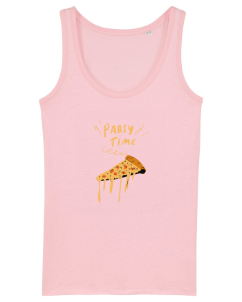 PARTY TIME - PIZZA Cotton Pink