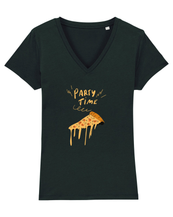 PARTY TIME - PIZZA Black