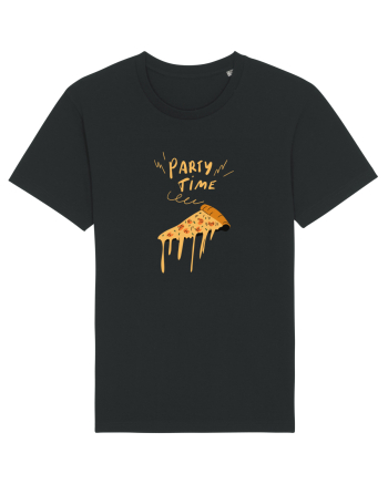 PARTY TIME - PIZZA Black