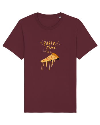 PARTY TIME - PIZZA Burgundy