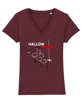 HALLOW PIZZA - HALLOWEEN Burgundy