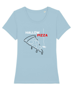 HALLOW PIZZA - HALLOWEEN Tricou mânecă scurtă guler larg fitted Damă Expresser