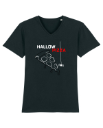 HALLOW PIZZA - HALLOWEEN Tricou mânecă scurtă guler V Bărbat Presenter