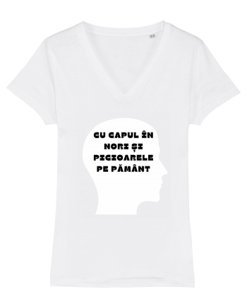 CU CAPUL ÎN NORI White