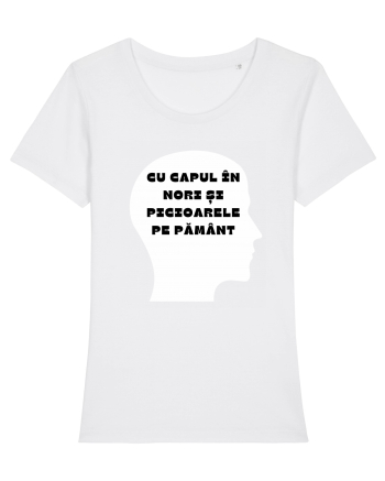 CU CAPUL ÎN NORI White