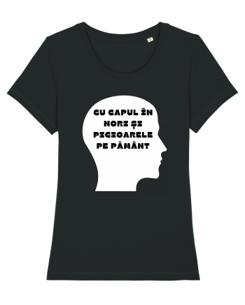 CU CAPUL ÎN NORI Black