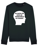 CU CAPUL ÎN NORI Bluză mânecă lungă Unisex Rise