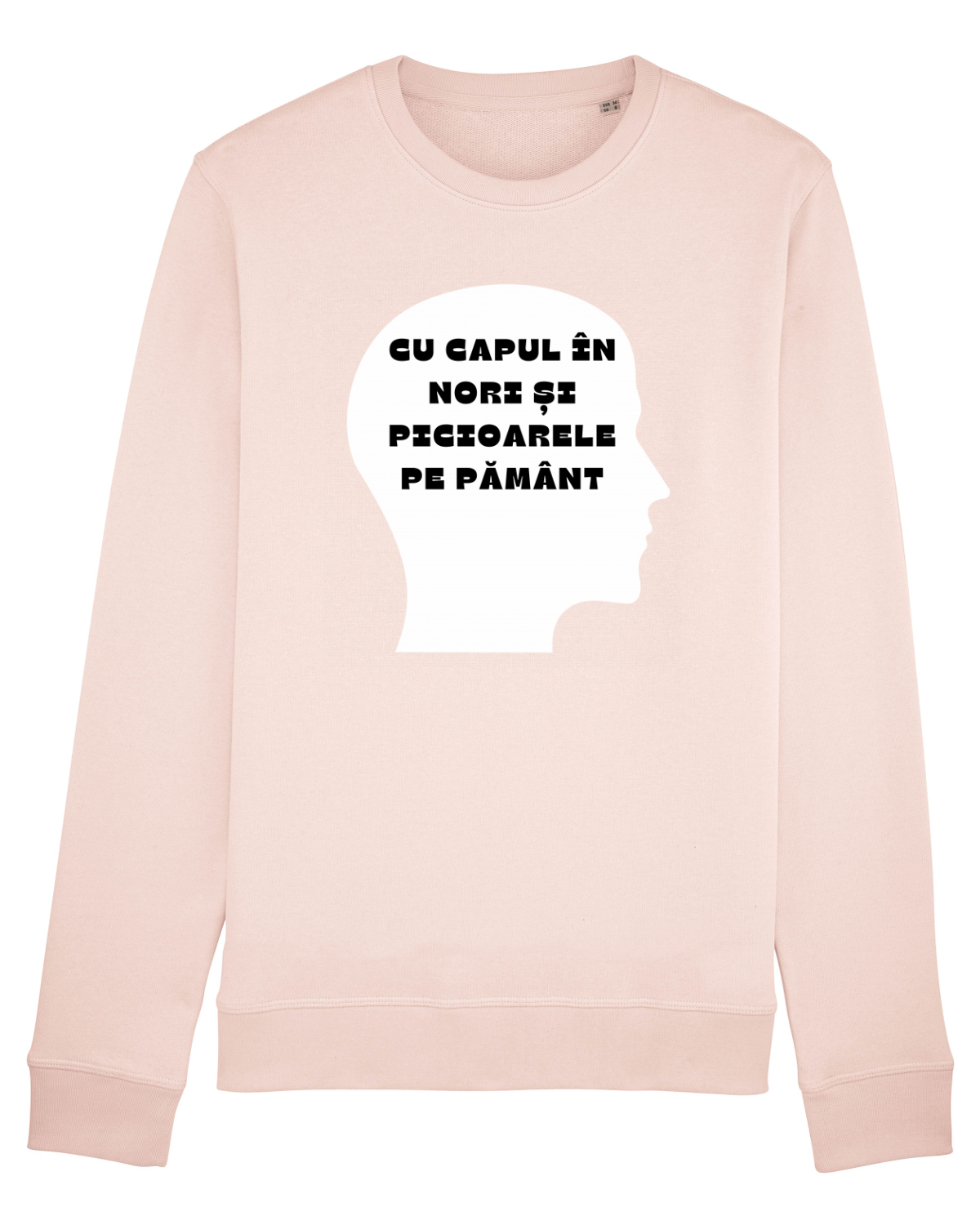 Bluză mânecă lungă Unisex Rise Candy Pink