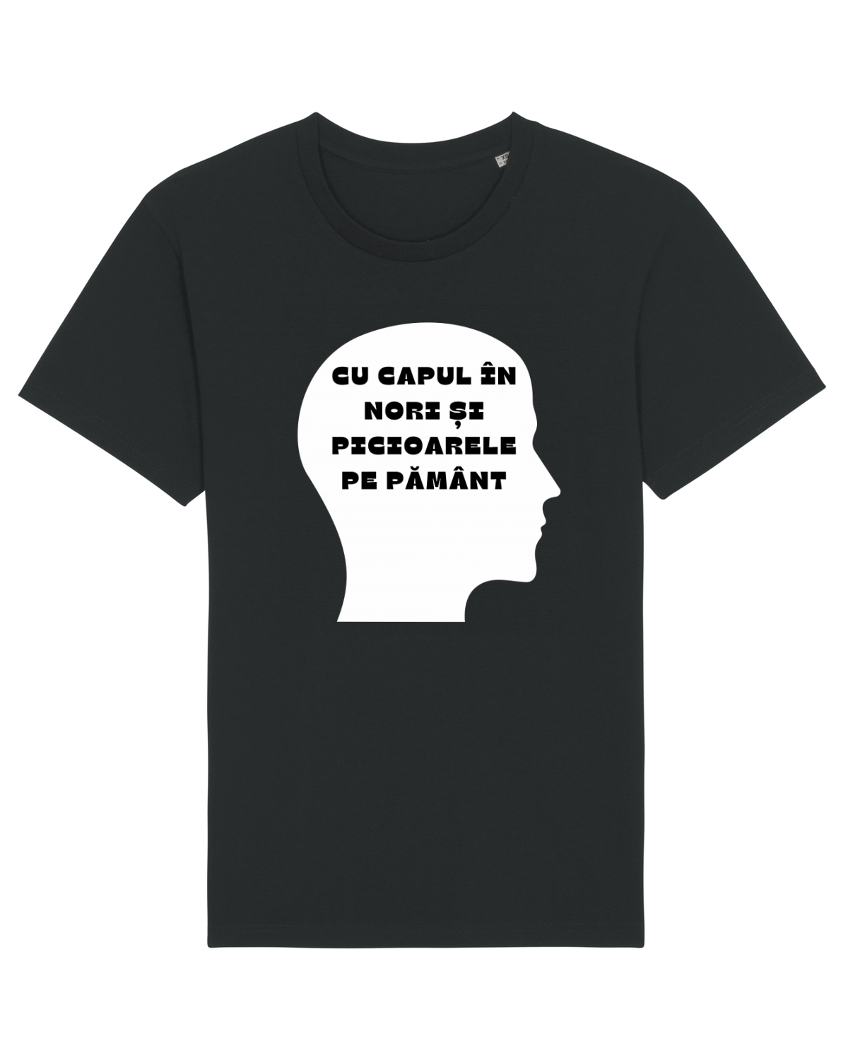 Tricou mânecă scurtă Unisex Rocker Black