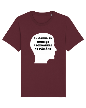 CU CAPUL ÎN NORI Burgundy