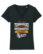 A fi prost Tricou mânecă scurtă guler V Damă Evoker